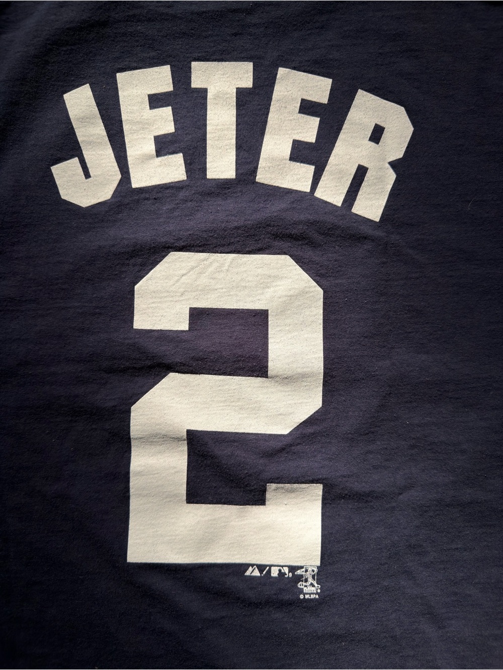 Majestic Navy Men's JETER #2 Graphic Tee